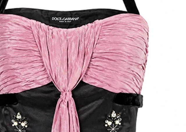 Top corsetto ricamato
